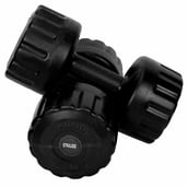 1 - Strauss PVC Dumbbell Set, Black 2 kg