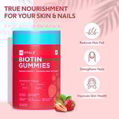 3 - HealthKart HK Vital Biotin OP,  60 gummies  Strawberry 