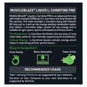 7 - MuscleBlaze Liquid Carnitine PRO - Triple Strength Formula OP,  450 ml  Tangy Orange 