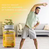 5 - Nutriburst Turmeric Curcumin,  60 gummies 