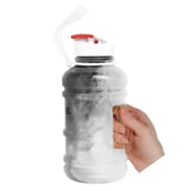 1 - GHC Gallon Water Bottle Smooth Touch,  White  1000 ml 