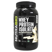 1 - NutraBio Whey Protein Isolate,  5 lb  Alpine Vanilla 