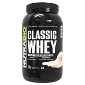 1 - NutraBio Classic Whey Protein,  5 lb  Creamy Vanilla 