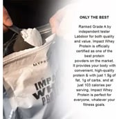 2 - Myprotein Impact Whey Protein,  0.55 lb  Chocolate Brownie 