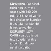 10 - Isopure Low Carb,  7.5 lb  Dutch Chocolate 