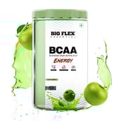 Big Flex Essential BCAA Energy,  1.1 lb  62 Servings  Green Apple 