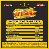 3 - Wild Buck Ultra Stim Fat Burner,  60 capsules  Unflavoured 