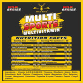 4 - Wild Buck Multi Sports Multivitamin X4,  60 tablet(s)  Unflavoured 