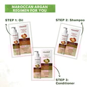 5 - Health Veda Organics Moroccan Argan Shampoo,  300 ml  Hydrates Hair & Scalp 