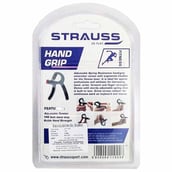7 - Strauss Adjustable Hand Grip Strengthener,  Black and Orange 