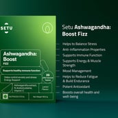 5 - Setu Ashwagandha: Boost Fizz,  14 tablet(s) 