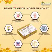 3 - Dr. Morepen Honey,  385 g  Natural 
