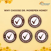 8 - Dr. Morepen Honey,  385 g  Natural 
