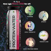 8 - Voll Sante Profuze Protein Water,  250 ml  Lychee Pack of 6 