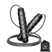 1 - Boldfit Skipping Rope,  Black  Free Size 
