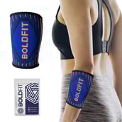 1 - Boldfit Wrist Sleeves/Support,  Blue  Medium 