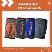6 - Boldfit Wrist Sleeves/Support,  Blue  Medium 