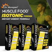 8 - Dr. Morepen Muscle Food Isotonic Powder,  2.2 lb  Mango Orange 