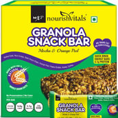 1 - NourishVitals Granola Snack Bar, 5 Piece(s)/Pack Mocha & Orange Peel