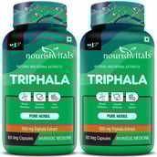 1 - NourishVitals Triphala - Pack of 2,  60 veggie capsule(s) 