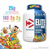 2 - Dymatize Elite 100% Whey Protein,  5 lb  Fruity Pebbles 