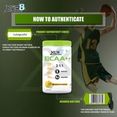 3 - XLR8 Instantised Vegan BCAA++,  0.99 lb  30 Servings  Golden Apple 