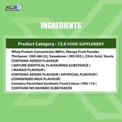 6 - XLR8 Flavoured Whey Protein 24 g Protein,  2 lb  Mango 