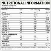 5 - Absolute Nutrition Aqua Fuel Powder Instant Energy Drink,  2.2 lb  Orange 