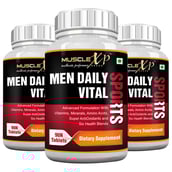 MuscleXP Men Daily Sports MultiVitamin,  90 tablet(s)  Unflavoured (Pack of 3) 