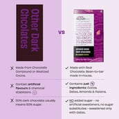 5 - The Whole Truth Almond Raisin Dark Chocolate,  2 Piece(s)/Pack  47% Cocoa, 38% Dates, 15% Almond and Raisins (No Added Sugar) 