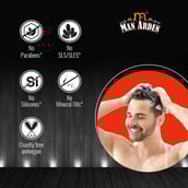 6 - Man Arden Activated Charcoal Shampoo,  250 ml  Gentle Detox Smooth & Shine 