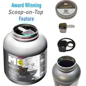 8 - MuscleBlaze Biozyme Iso-Zero, 2.2 lb Low Carb Ice Cream Chocolate