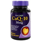 Natrol CoQ-10 (50 mg),  60 softgels 