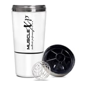 6 - MuscleXP Classic XP Stainless Steel Shaker Blender,  White  590 ml 
