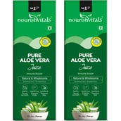 1 - NourishVitals Pure Aloe Vera Juice,  500 ml  Unflavoured (Pack of 2) 