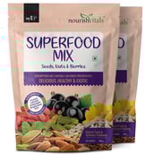 1 - NourishVitals Superfood Mix Seeds, Nuts & Berries,  Unflavoured (Pack of 2)  200 g 