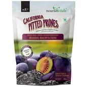 2 - NourishVitals California Pitted Pruns,  Unflavoured (Pack of 2)  200 g 