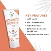 3 - CGG Cosmetics Ultra Matte Sun Screen Gel,  50 g  for All Skin Types 