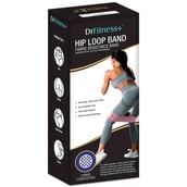 2 - MuscleXP Hip Loop Fabric Resistance Band,  Assorted (Set of 3)  Low, Medium, Heavy 