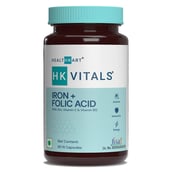 2 - HealthKart HK Vitals Iron + Folic Acid,  90 capsules 