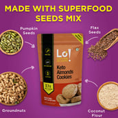 5 - Lo! Foods Keto Cookie,  Almonds  200 g 