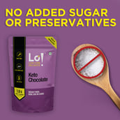 3 - Lo! Foods Keto Chocolates, No Added Sugar 90 g