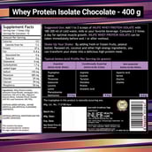 2 - INLIFE 100% Isolate Whey Protein Powder Supplement,  0.88 lb  Chocolate 