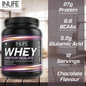 7 - INLIFE 100% Isolate Whey Protein Powder Supplement,  0.88 lb  Chocolate 