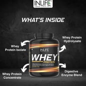 6 - INLIFE Whey Protein Powder,  4.4 lb  Vanilla 