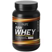 1 - INLIFE Raw Whey Protein Powder,  2.2 lb  Unflavoured 