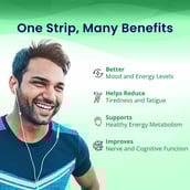 5 - HealthKart HK Vitals DISOLVE Vitamin B12, 30 Strip(s) Natural Orange