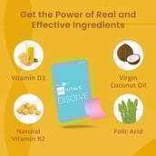 6 - HealthKart HK Vitals DISOLVE Vitamin D,  30 Strip(s)  Natural Raspberry 