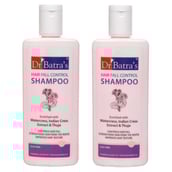 Dr Batra's Hair Fall Control Shampoo,  200 ml  Enriched with Watercress, Indian Cress Extract & Thuja (Pack of 2) 