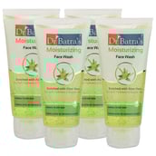 Dr Batra's Moisturizing Face Wash,  50 g  Enriched with Aloe Vera (Pack of 4) 